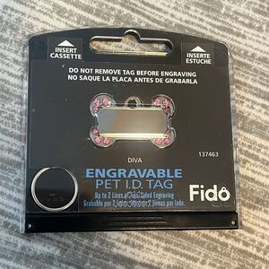 Engravable pet ID tag